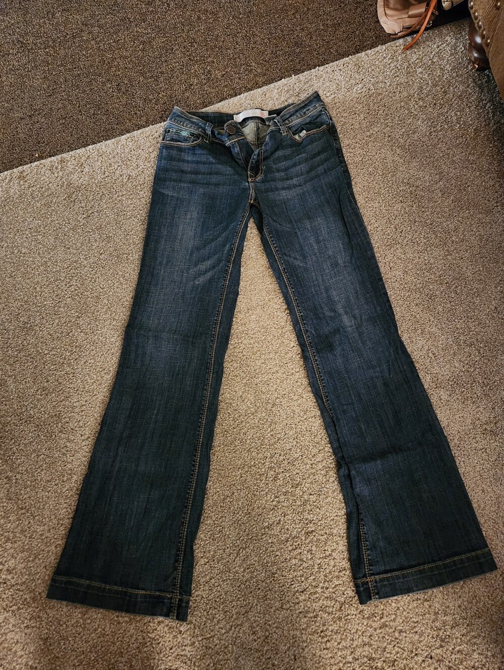 Tin Haul Classic Dark Blue Women's Bootcut Jeans 30 Long